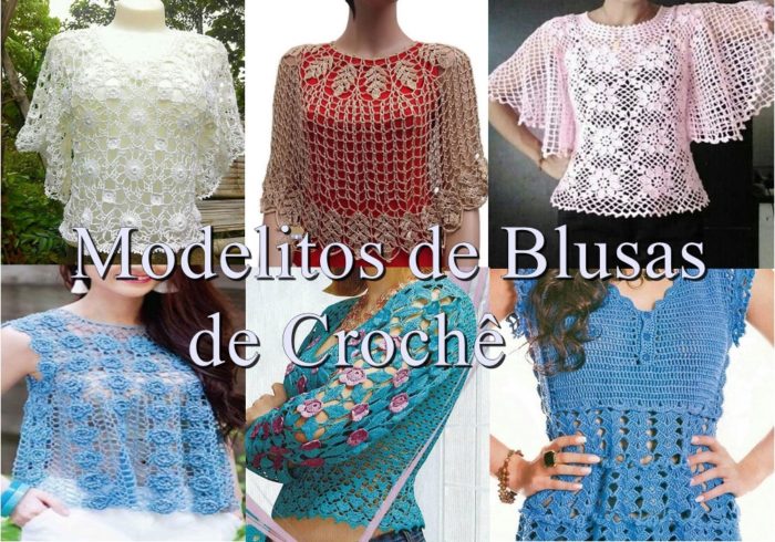 Blusas de Crochê – Alguns Modelos para você fazer e Aproveitar seu Tempo Livre