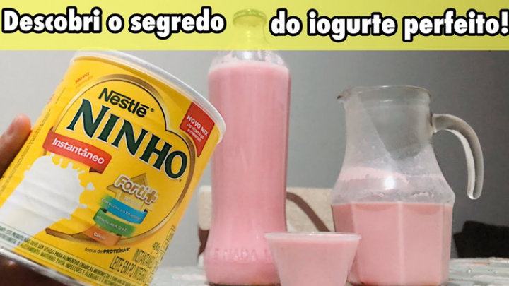 Iogurte de Morango que Faz Sucesso entre as Crianças