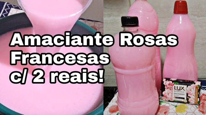 Amaciante Rosas Francesas Super Perfumado de Sabonete Lux