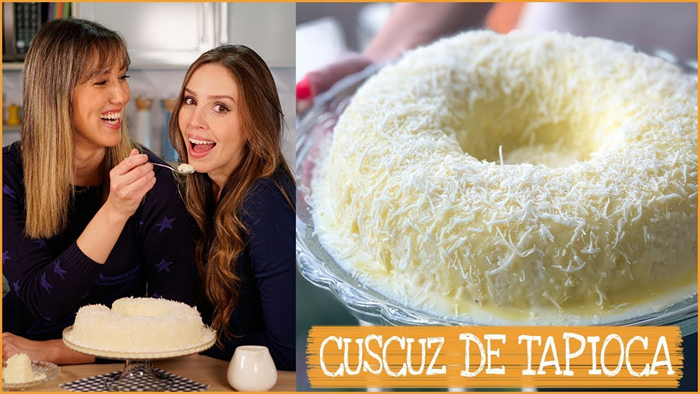 Cuscuz de Tapioca Doce Fácil e Delicioso