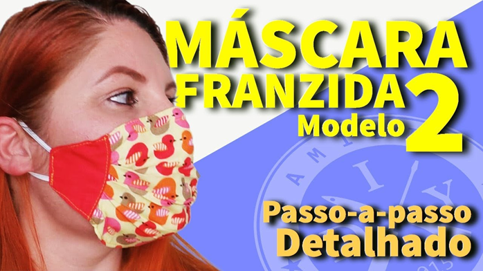Máscara de Proteção Franzida Modelo 2